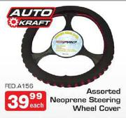 Auto Craft Assorted Neoprene Steering Wheel Cover-Each
