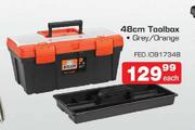 48cm Toolbox(Grey/Orange)-Each
