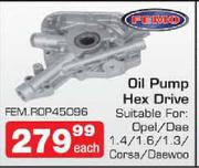 Femo Oil Pump Hex Drive-Each