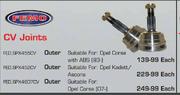 Femo CV Joints Outer-Each