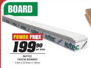 Nutec Fascia Boards-3.6mx225mmx10mm Per Sheet