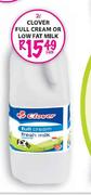 Clover Full Cream Or Low Fat Milk-2L