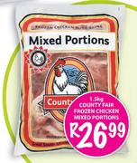 County Fair Frozen Chicken Mixed Portions-1.5kg