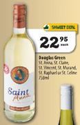 Douglas Green St. Anna, St. Claire, St. Vincent or St. Morand-750ml Each