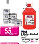 Flaz Chafing Dish Fuel-Per 6 Pack