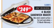 Dixon 4 Slice Sandwich Maker-Each