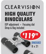 Clear Vision High Quality Binoculars(8X21)-Each