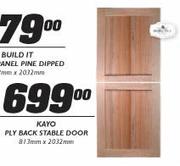Kayo Ply Back Stable Door-813mm x 2032mm