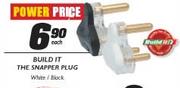 Build It The Snapper Plug (White/Black)-Each
