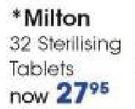 Milton 32 Sterillising Tablets-Each