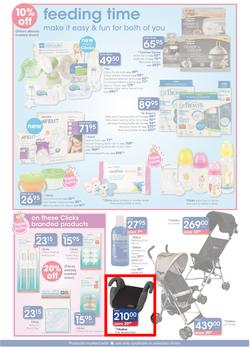 Clicks : You Pay Less, Baby Savings (25 Oct - 10 Nov 2013), page 3