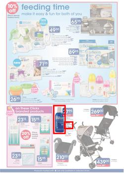 Clicks : You Pay Less, Baby Savings (25 Oct - 10 Nov 2013), page 3