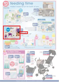Clicks : You Pay Less, Baby Savings (25 Oct - 10 Nov 2013), page 3