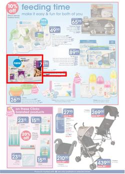 Clicks : You Pay Less, Baby Savings (25 Oct - 10 Nov 2013), page 3