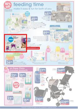 Clicks : You Pay Less, Baby Savings (25 Oct - 10 Nov 2013), page 3