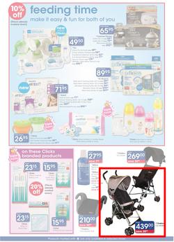 Clicks : You Pay Less, Baby Savings (25 Oct - 10 Nov 2013), page 3