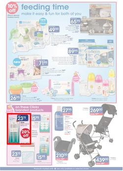 Clicks : You Pay Less, Baby Savings (25 Oct - 10 Nov 2013), page 3