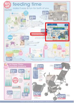 Clicks : You Pay Less, Baby Savings (25 Oct - 10 Nov 2013), page 3