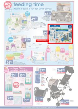 Clicks : You Pay Less, Baby Savings (25 Oct - 10 Nov 2013), page 3