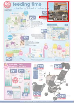 Clicks : You Pay Less, Baby Savings (25 Oct - 10 Nov 2013), page 3