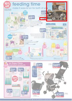 Clicks : You Pay Less, Baby Savings (25 Oct - 10 Nov 2013), page 3