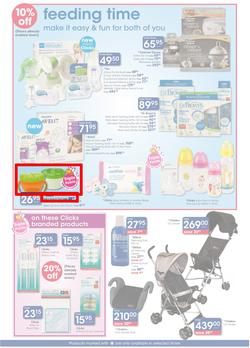 Clicks : You Pay Less, Baby Savings (25 Oct - 10 Nov 2013), page 3