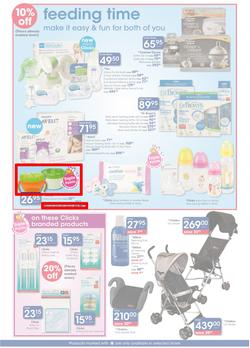Clicks : You Pay Less, Baby Savings (25 Oct - 10 Nov 2013), page 3