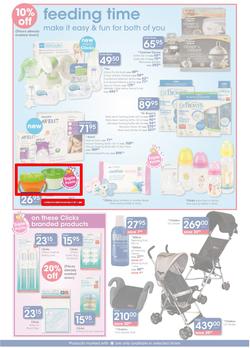 Clicks : You Pay Less, Baby Savings (25 Oct - 10 Nov 2013), page 3
