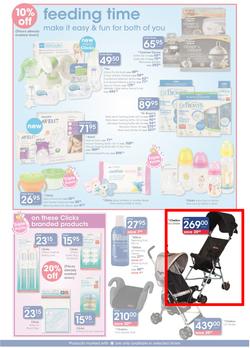 Clicks : You Pay Less, Baby Savings (25 Oct - 10 Nov 2013), page 3