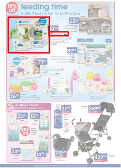 Clicks : You Pay Less, Baby Savings (25 Oct - 10 Nov 2013), page 3