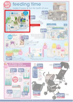 Clicks : You Pay Less, Baby Savings (25 Oct - 10 Nov 2013), page 3
