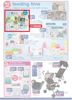 Clicks : You Pay Less, Baby Savings (25 Oct - 10 Nov 2013), page 3
