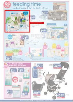 Clicks : You Pay Less, Baby Savings (25 Oct - 10 Nov 2013), page 3
