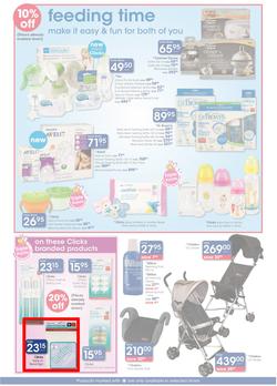 Clicks : You Pay Less, Baby Savings (25 Oct - 10 Nov 2013), page 3