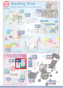 Clicks : You Pay Less, Baby Savings (25 Oct - 10 Nov 2013), page 3