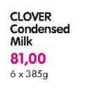 Clover Condensed Milk-6x385g Each
