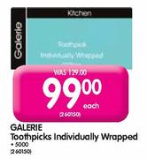 Galerie Toothpicks Individually Wrapped-Each
