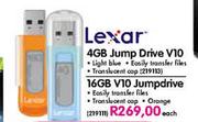 Lexar 16GB V10 Jump Drive-each