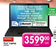 Toshiba 15.6" Laptop