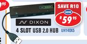 Dixon 4 Slot USB 2.0 HUB UH140X5