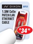 Dixon 1.5m Cat5e Patch/Lan Ethernet Cable NP511