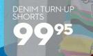 Denim Turn-Up Shorts