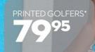 Printed Golfers