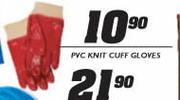 PVC Knit Cuff Gloves
