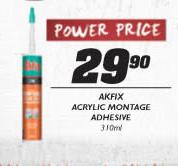 Akfix Acrylic Montage Adhesive-310ml