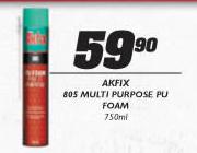 Akfix 805 Multi Purpose PU Foam-750ml