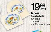 Indezi Goat's Milk Cheese(Nandi,N'Tabamhlophe)-Per 100g