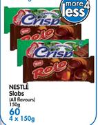 Nestle Slabs(All Flavours)-4x150G