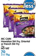 MC CAIN Hawaiian stri Fry, Oriental Or French stir Fry-3x1KG