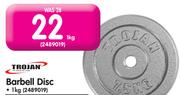 Trojan Barbell Disc 1kg-Each